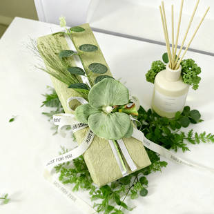 圣诞花束礼物盒高级感生日礼品盒送男友老公香烟包装纸DIY材料包