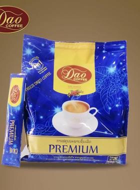 老挝DAO进口冻干咖啡粉香醇速溶三合一600g袋30条 火山高原豆特产