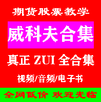 威科夫操盘法量价分析擒庄秘籍威科夫理论视频PDF指b 办公设备/耗材/相关服务 刻录盘个性化服务 原图主图