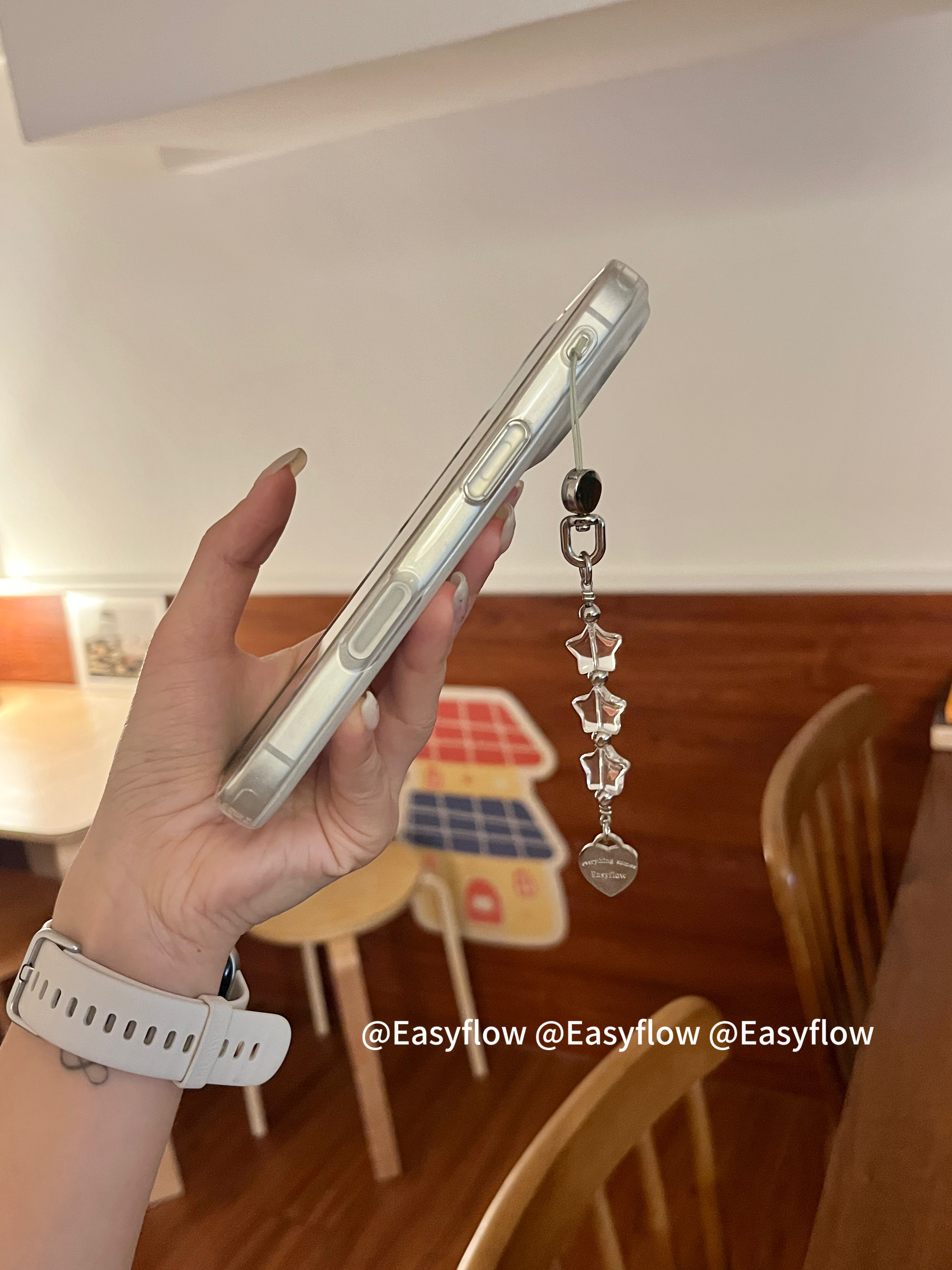 Easyflow｜冰雪奇缘系列 高纯度人造晶手机链手机挂件包包挂件