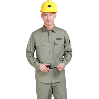 纯棉国家电网工作服套装夏季