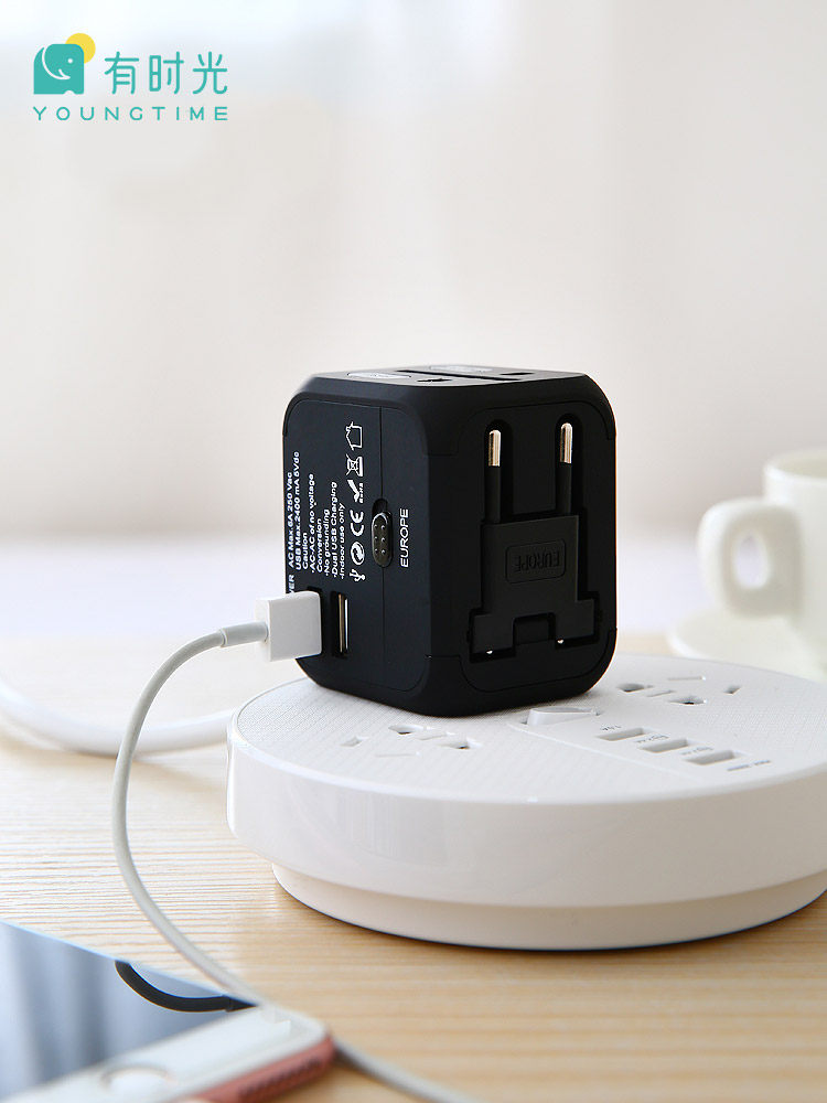 Travel conversion plug Global universal Europe Russia United Kingdom Japan South Korea Foreign universal socket converter