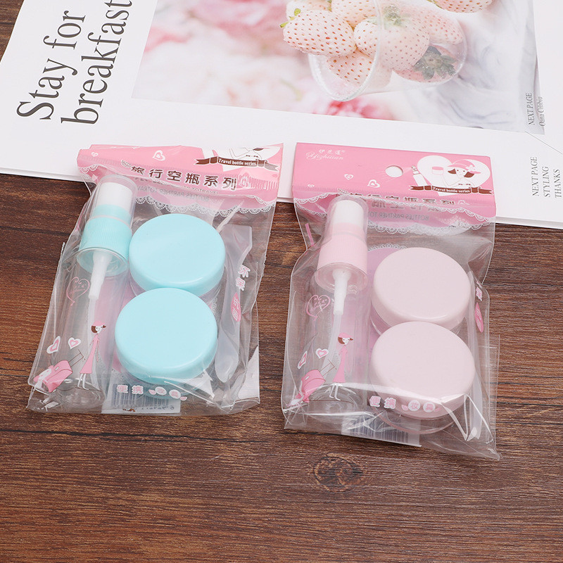 出差旅行空瓶套装化妆工具 化妆品面霜分装瓶 塑料空瓶子  喷瓶