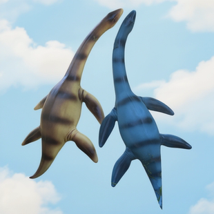 超大蛇颈龙仿真模型玩具深海水怪食肉恐龙玩具软胶橡胶儿童礼物男