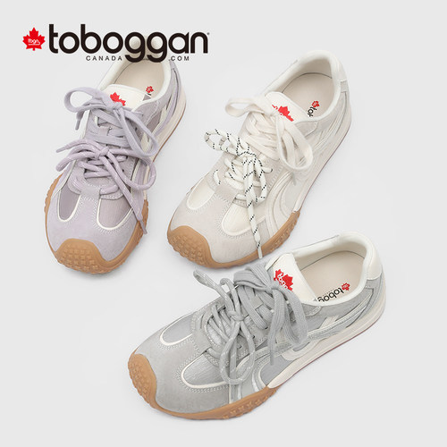 TOBOGGAN加拿大雪橇2026春季新款时尚休闲复古透气防滑女款德训鞋