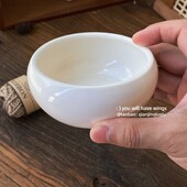 浅瑾秋秋 ins韩式 迷你减肥小碗陶瓷米饭碗辅食碗家用小圆碗蒸蛋碗