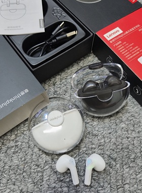 Lenovo/联想 LP80正品半入耳真无线蓝牙耳机EN降噪高颜值AAC解码