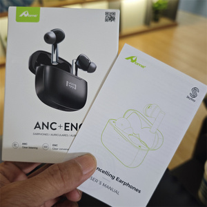 ANC+ENC强悍-40db双主动降噪跨境外贸TWS真无线蓝牙耳机亚马逊