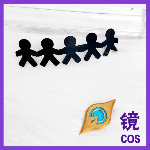 鸣潮达妮娅cos头饰发饰cos假发发夹发箍配饰3d打印