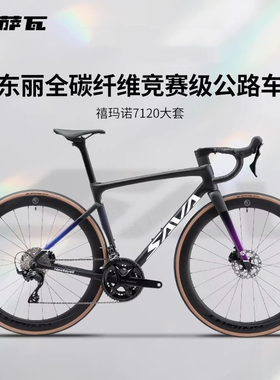 萨瓦SAVA鹰眼F20竞赛级成人赛车油压碟刹超轻全碳纤维公路自行车