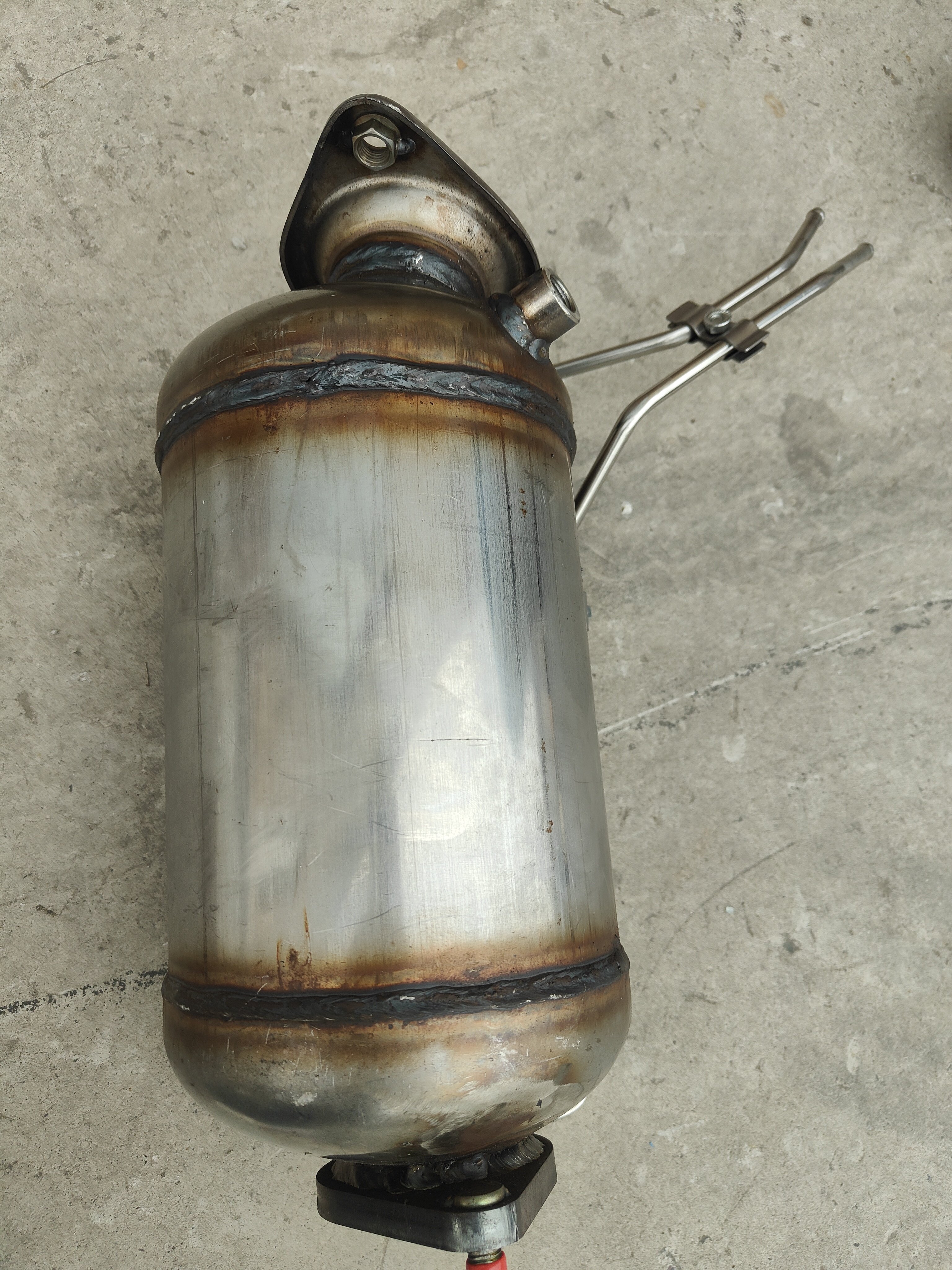 适用于江铃域虎7三元催化器后国六 2.0t 颗粒捕捉器后 排气管中段