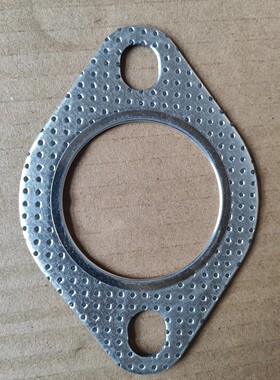 适用于中华h50 h320 v5三元催化接口垫 排气管接口垫2眼平垫