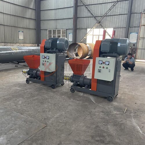 空心木炭机 多功能小型制炭机生产线 家用锯末成型制棒机设备 - 封面