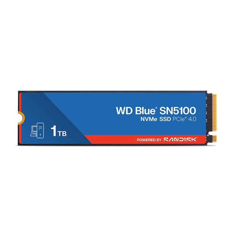 WD/西部数据 Blue SN5100 500G 1T 2T 4T M.2 NVMe SSD固态硬盘