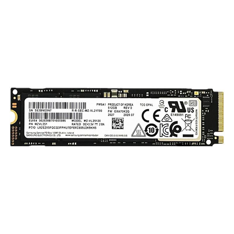Samsung/三.星 PM9A1 256G 512G 1T 2T PCIE 4.0 M.2 SSD固态硬盘
