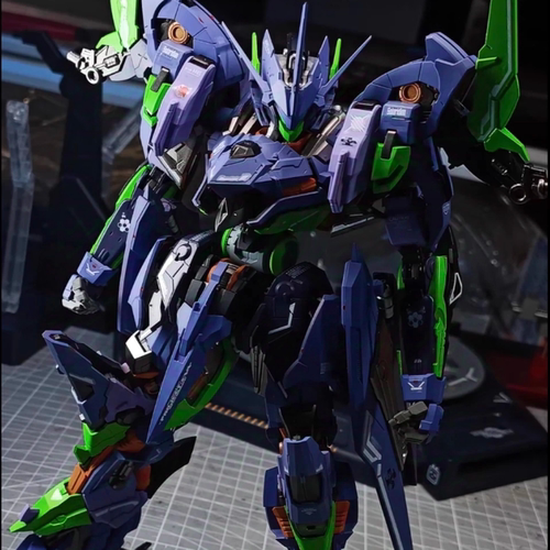 改色GM模型日曜日耀EVA配色初号机现货 1/72比例合金骨架国创机甲