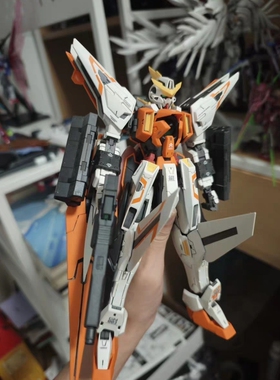 万代高达 拼装模型 MG 1/100 主天使 Kyrios GN-003 敢达代工改色