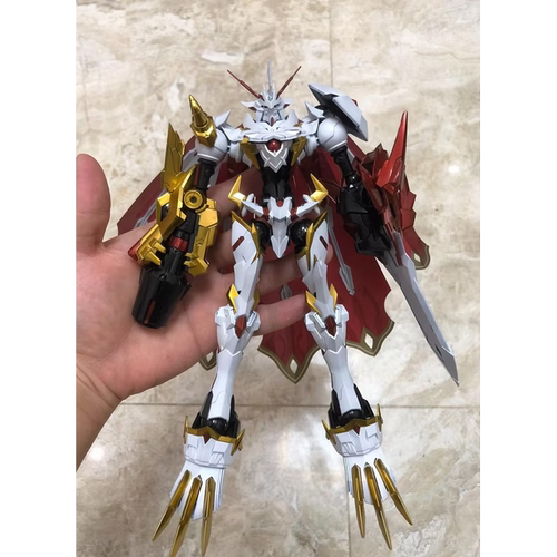 万代 Figure rise FRS 数码宝贝 奥米加兽X抗体 白红改色
