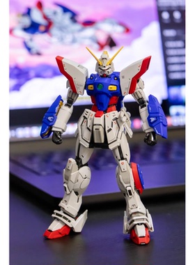 代工万代RG 闪光高达 喷涂上色 机动武斗传G高达多蒙卡修拼装模型