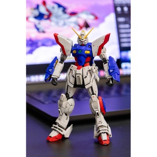 代工万代RG 闪光高达 喷涂上色 机动武斗传G高达多蒙卡修拼装模型