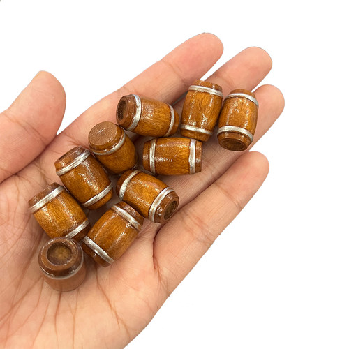 13x18mm迷你工业革命伯明翰配件Token木制酒桶油桶升级桌游配件