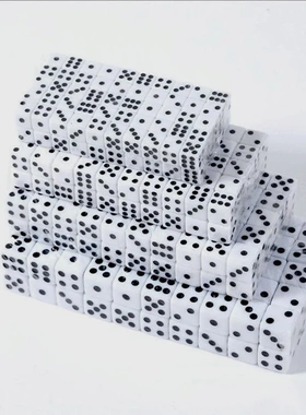 5/10/12/14/16毫米圆角彩色骰子色子12号#多色dice 精美筛子甩子