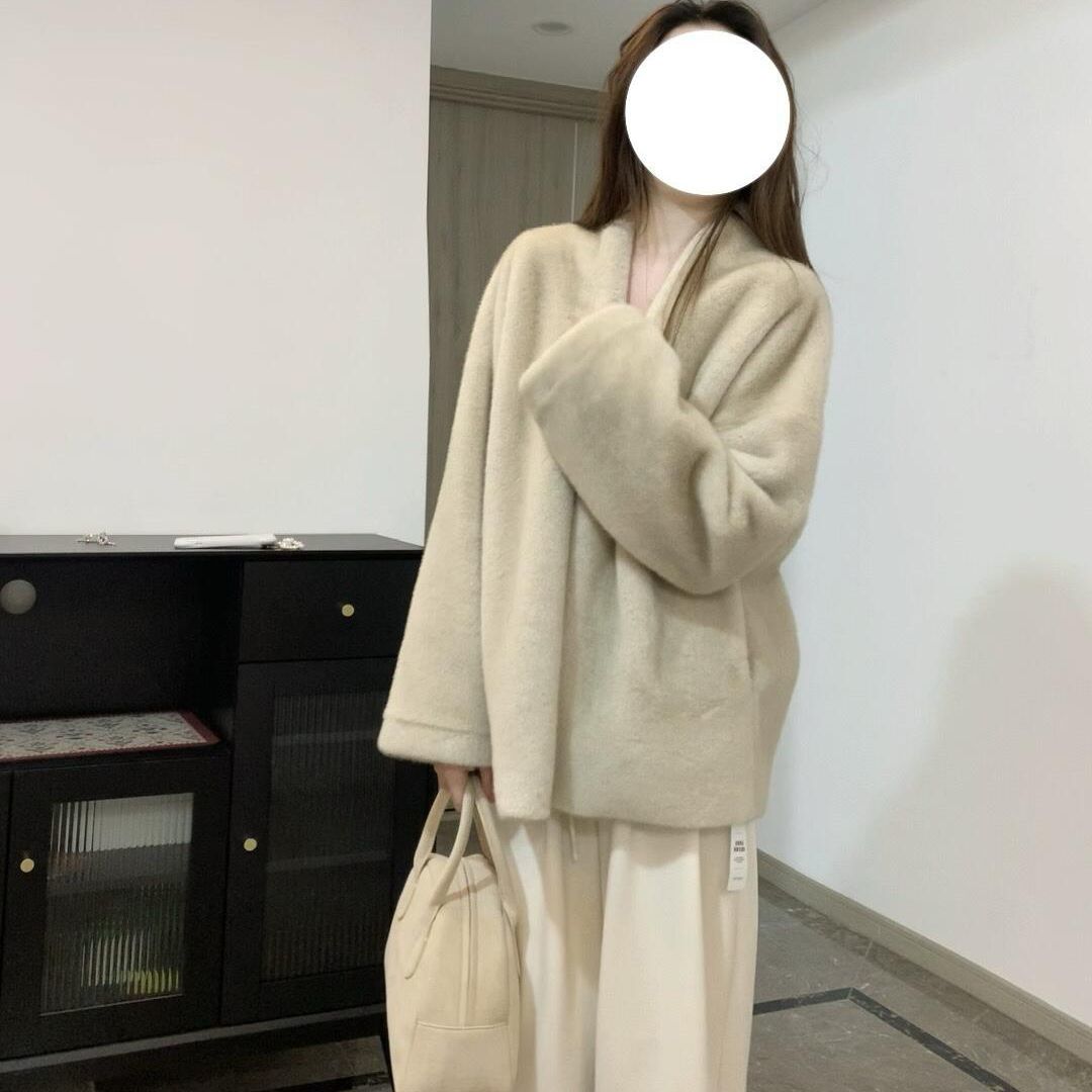 2025年轻皮草环保皮毛一体外套