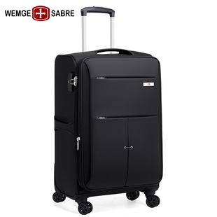 2025军刀牛津布拉杆箱24寸万向轮旅行箱28寸大容量帆布行李箱布箱