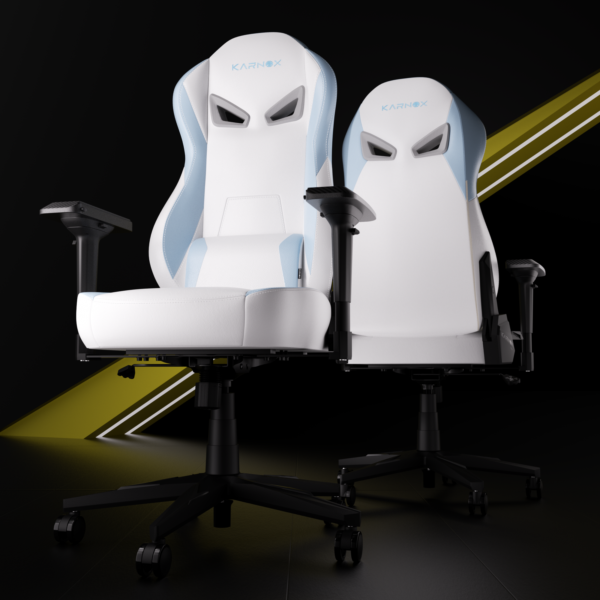 凯诺克斯霁月白游戏电竞椅舒适家用人体工学椅子久坐老板椅电脑椅