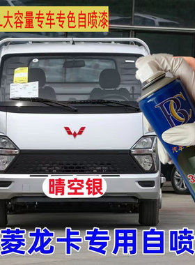 五菱龙卡晴空银自喷漆专用原