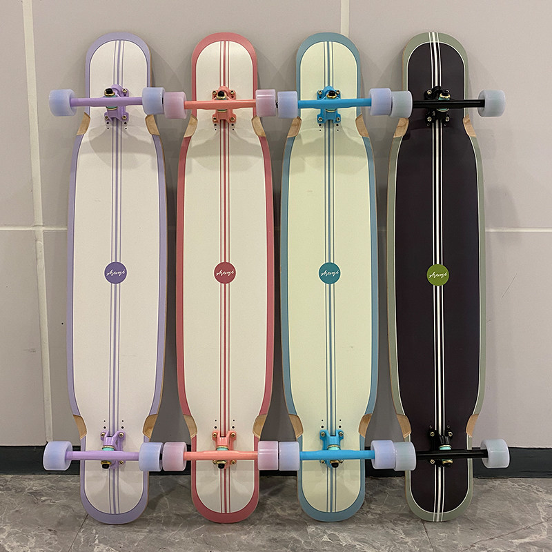 战翼长板专业成人男生女生初学者新手滑板儿童刷街代步公路平花舞