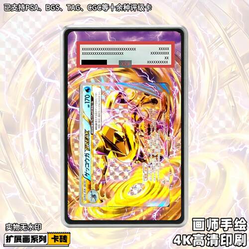 甲贺忍蛙Break扩展画宝可梦PTCG拓展卡砖盾评级裸卡磚绘擴展防UV