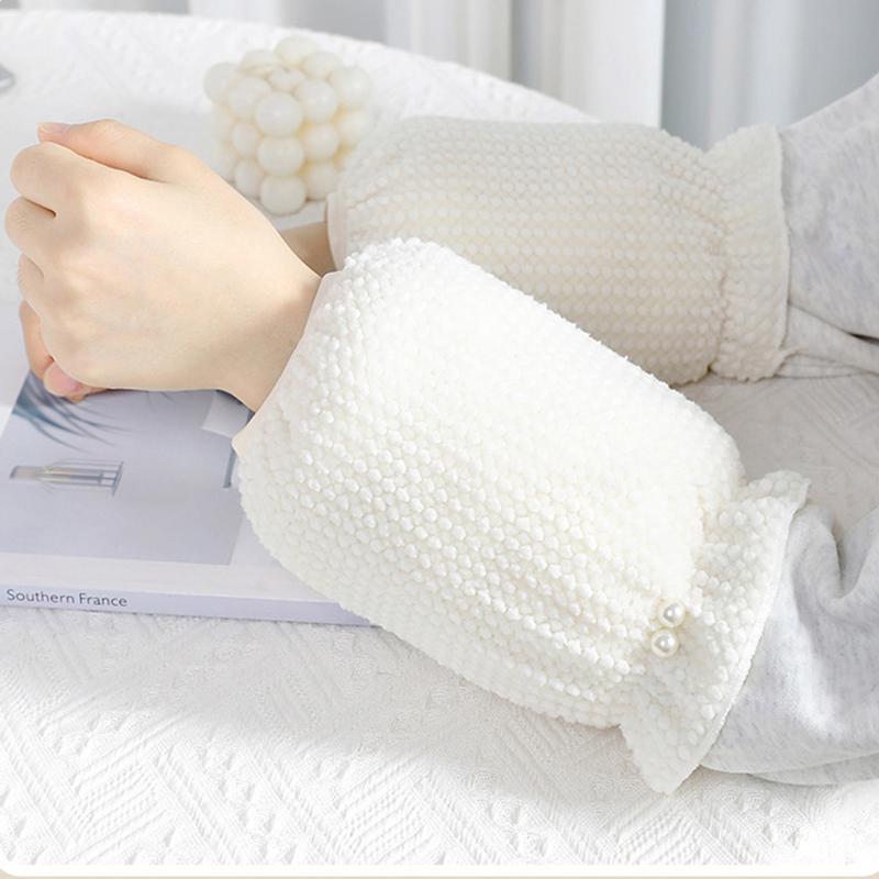 秋冬季可爱袖套羽绒服套袖