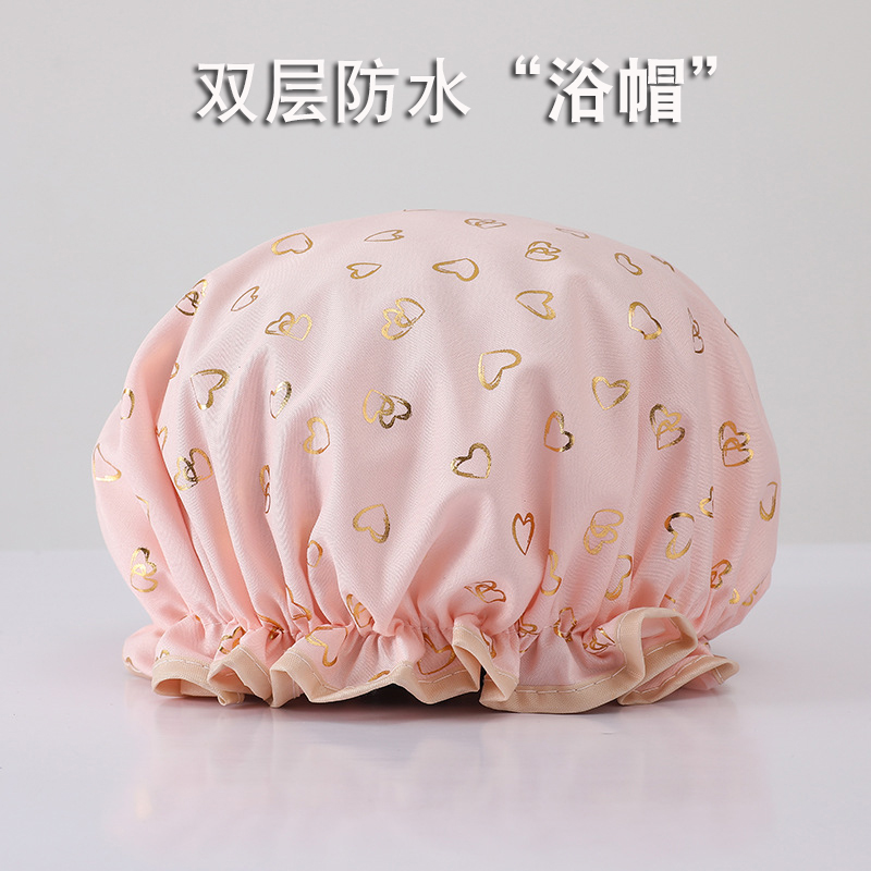 浴帽女家用雙層加厚防水