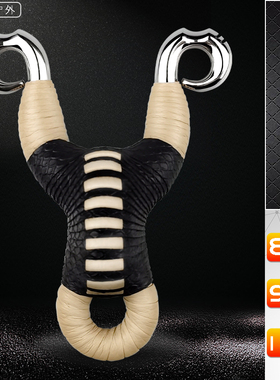 藏羚羊弹弓304不锈钢圆扁皮筋反曲高精度纯手工真冷弯传统弓射鱼