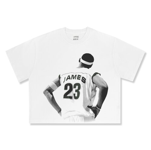 詹姆斯James球星BoxyFit短宽短袖