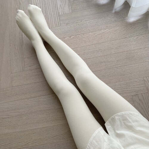 170+高个白色秋冬加厚打底瘦腿袜