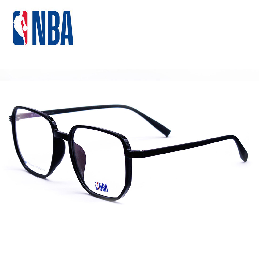 NBA7819 帅气黑框透明框眼镜架男女通用文艺方框超轻全框近视眼镜