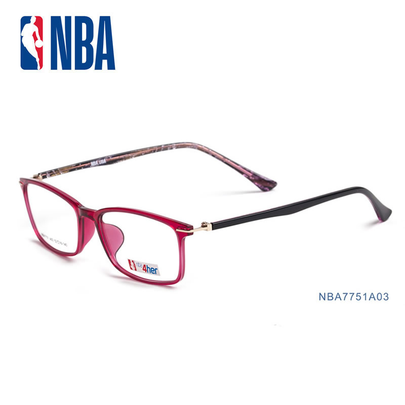 NBA7751 复古配镜男女防蓝光时尚近视眼镜架全框中性黑框超轻记忆