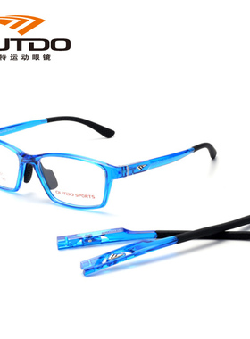 高特GT62601运动近视眼镜框男女款足球羽毛球篮球时尚可换腿Outdo