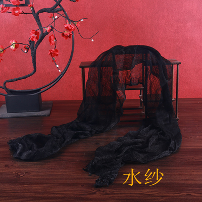 戏曲小生旦角包头勒头水纱