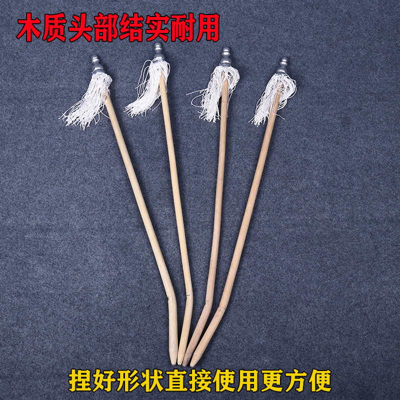 京剧戏曲男女大靠旗杆 优质藤子背旗杆 牛皮旗座靠兜靠枕包插旗棍