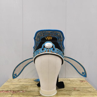 京剧戏曲服装盔帽舞台演出帽子小生巾学士帽 中档学士巾