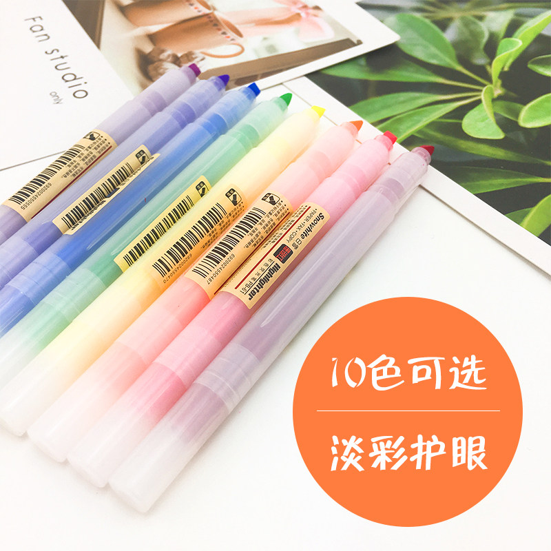 白雪荧光笔10色学生用荧光笔彩色记号笔标记笔多色彩笔PB61|msdalam kategori Kamus elektronik/buku kertas elektronik/alat tulis, pen/Instrumen bertulis, Penyerlah - dari Buy2taobao.com untuk memberikan perkhidmatan ejen Taobao profesional membeli