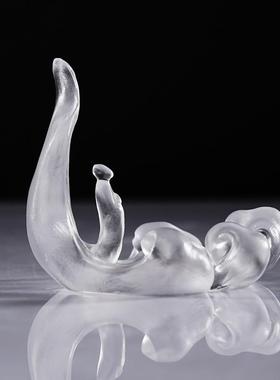 琉璃家用云水香插云朵檀香家居饰品线香底座日式禅意茶道摆件香座