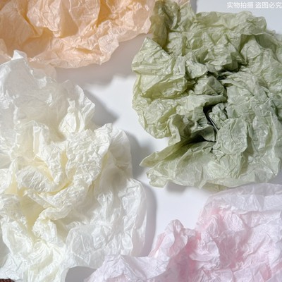 莫兰迪色系雪梨纸花束蛋糕装饰水果礼盒鲜花包装纸幼儿园环创材料