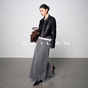 今年流行特惠真皮植鞣绵羊皮2025设计感短款 皮衣夹克外套 皮衣时尚