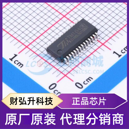 原装正品 TM1640B(TA1902) 封装SSOP-28 数码管驱动