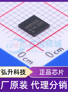 原装正品 WM8988LGECN/RV 封装QFN-28(4x4) 音频接口芯片