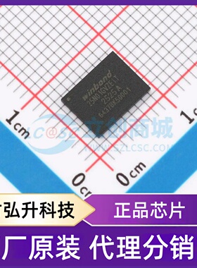 全新原装 W25N01GVZEIT 封装 WSON-8(6x8) NAND FLASH